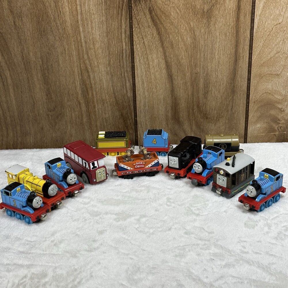 Thomas Friends Take Along Die Cast Train Lot Toby Diesel Emily Bertie 10Pc